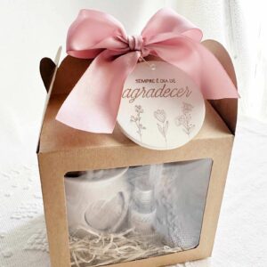 Queimador rosa e roxo para Oferecer kit com velas com medalha gesso perfumado agradecer